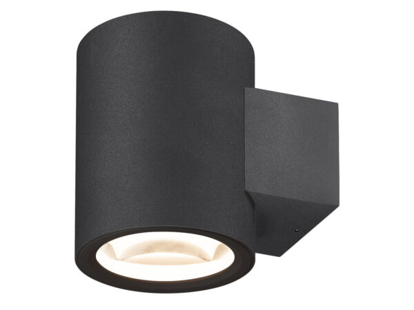 Kinkiet Oculus Up Down LED czarny, widok produktowy na białym tle