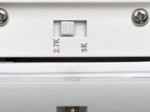 Miniaturka 5 - Detal konstrukcji białego kinkietu Oval 14 WL