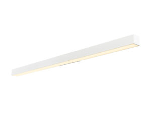 Miniaturka 6 - Biały kinkiet liniowy Q-Line LED 142,5 cm z dolnym kloszem