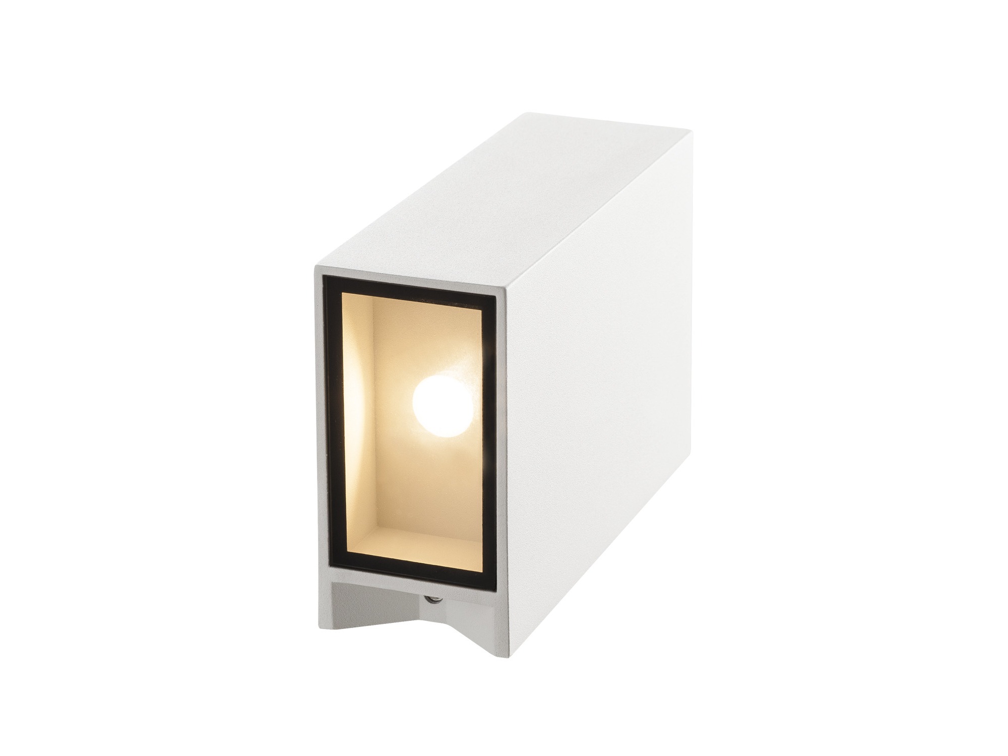 Biały kinkiet Quad 2 XL LED, drugie ujęcie oprawy