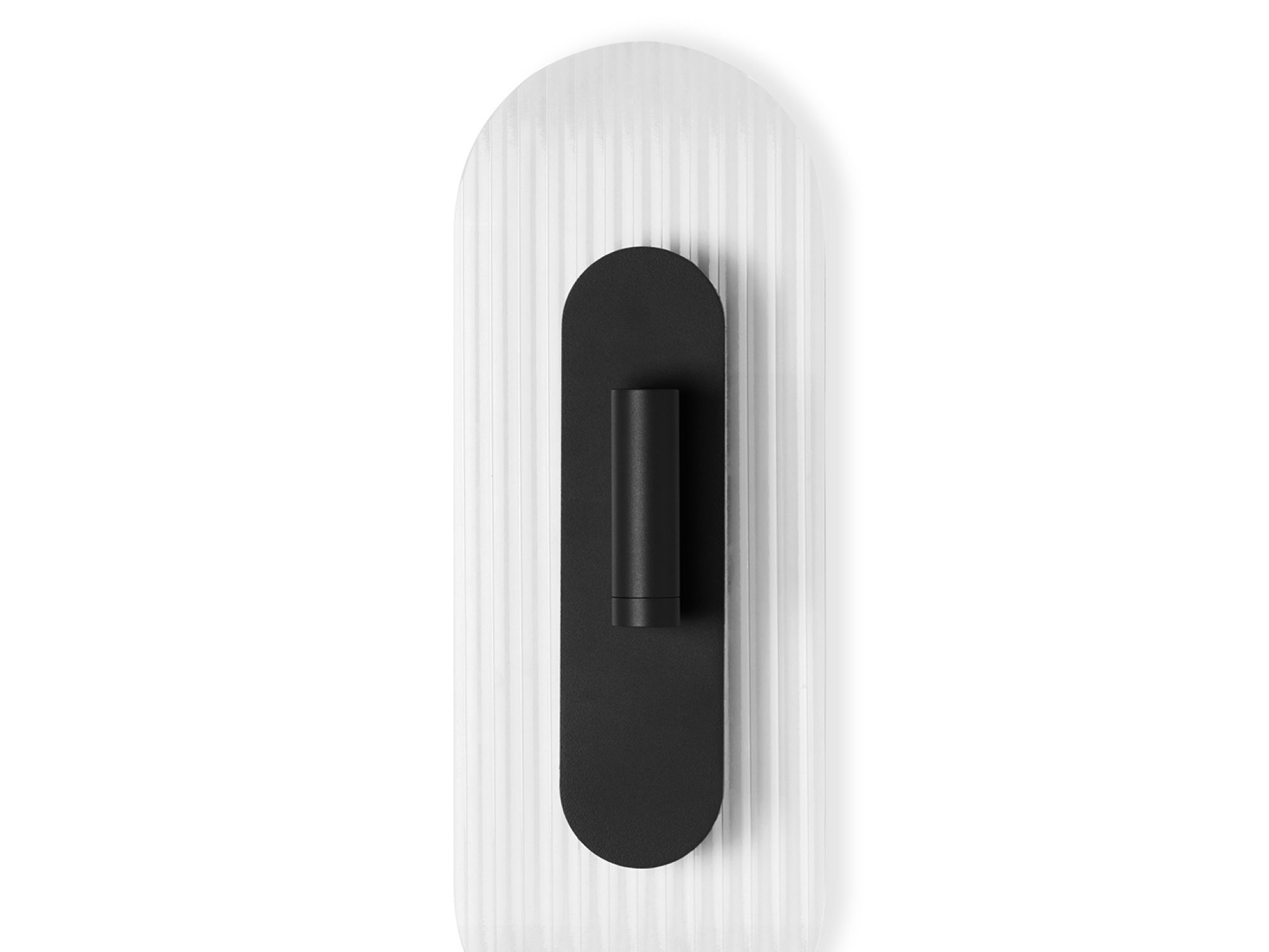 Kinkiet RIFLO W C czarny z regulowanym reflektorem – pełny widok