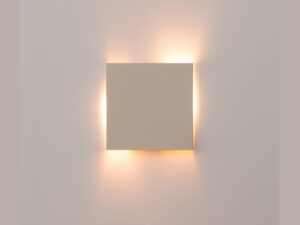 Miniaturka 22 - Kinkiet ścienny geometryczny Varello 15 cm beżowy – światło góra-dół na ścianie