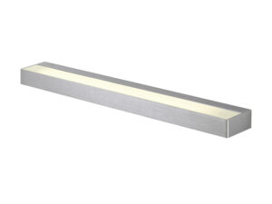 Miniaturka 1 - Kinkiet Sedo 14 LED w wykończeniu szczotkowane aluminium na białym tle