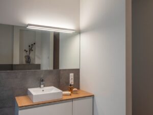 Miniaturka 3 - Kinkiet Sedo 21 aluminium szczotkowane na ścianie
