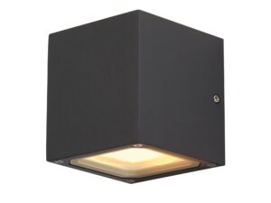 Miniaturka 1 - Kinkiet elewacyjny Sitra Cube w antracycie ze światłem góra–dół