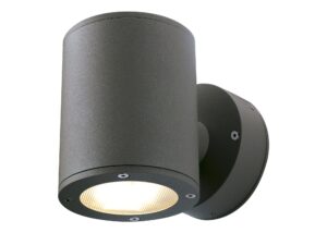 Miniaturka 5 - Antracytowy kinkiet Sitra Up Down z dwoma źródłami GX53 – widok główny