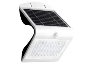 Miniaturka 10 - Kinkiet solarny Felidia biały na białym tle