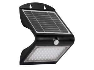 Miniaturka 3 - Panel słoneczny czarnego kinkietu Felidia – widok od tyłu
