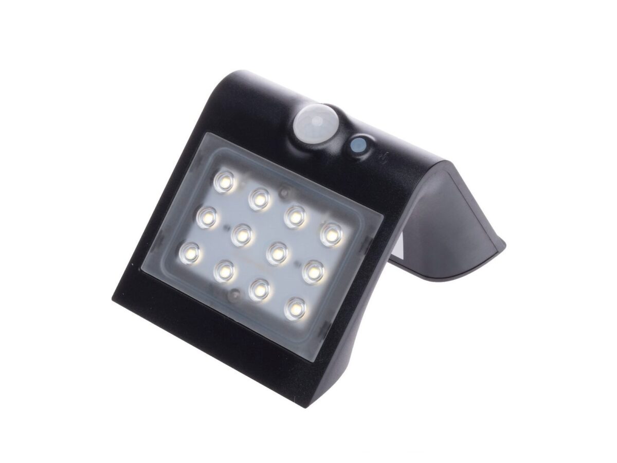 Kinkiet solarny LED 1,5 W IP65 z czujnikiem ruchu