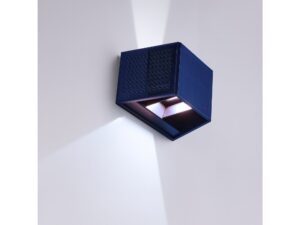 Miniaturka 7 - Czarny kinkiet solarny świecący zimnym światłem 6000 K w górę i w dół