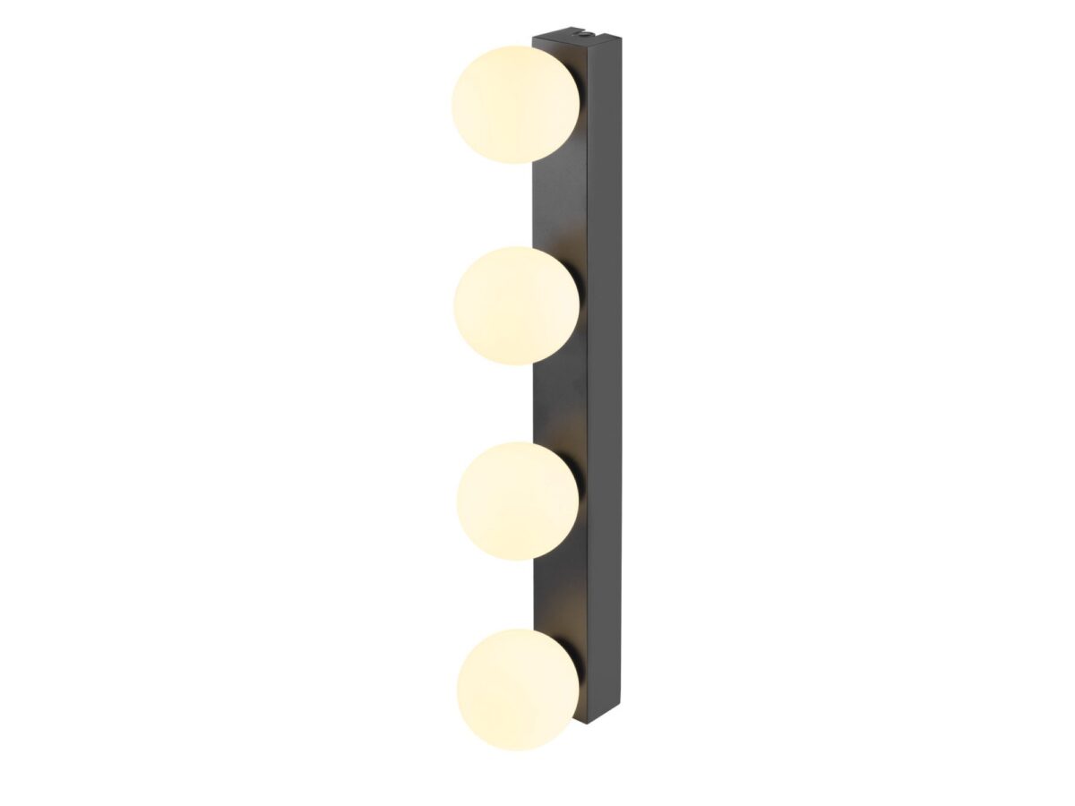 Kinkiet nad lustro Sun Mirror 64 cm LED 18 W IP44 czarny