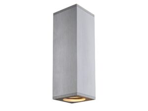 Miniaturka 1 - Kinkiet Theo UP/DOWN GU10 w kolorze aluminium szczotkowanego