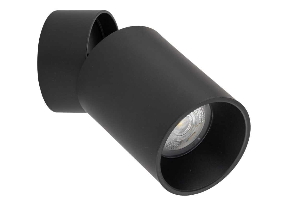Kinkiet Top Downlight czarny z ruchomym reflektorem GU10