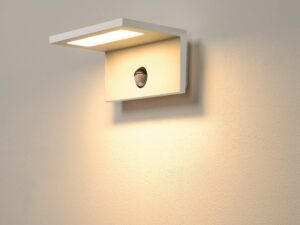 Miniaturka 6 - Biały kinkiet Angolux Sensor WL w ujęciu aranżacyjnym