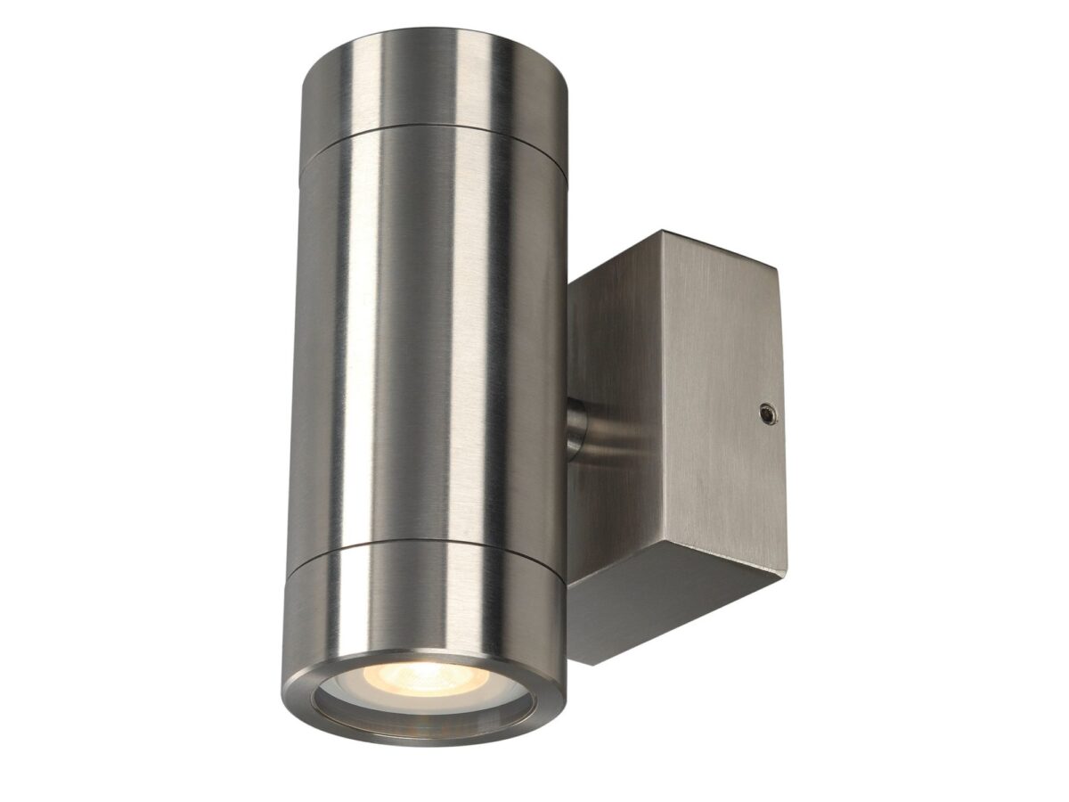Kinkiet zewnętrzny Astina Steel GU10 IP44 stal nierdzewna