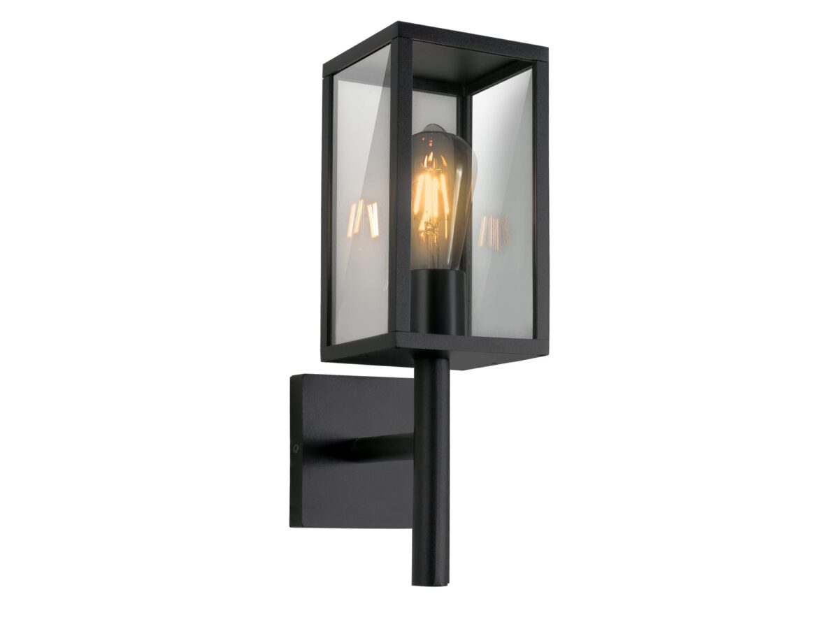 Kinkiet zewnętrzny Berivo 38 cm czarny IP44