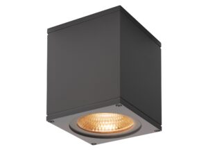 Miniaturka 4 - Kinkiet zewnętrzny Big Theo Wall LED antracytowy na białym tle