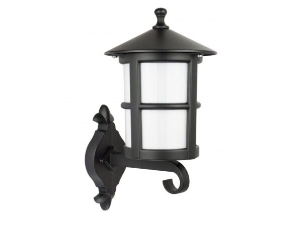 Kinkiet CORDOBA II K 3012/1/TD G – czarna lampa z kloszem nad wysięgnikiem