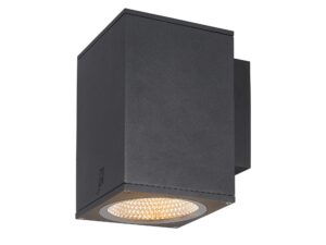 Miniaturka 2 - Kinkiet Enola Square L w kolorze antracytowym na białym tle