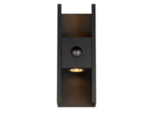 Miniaturka 7 - Kinkiet Flatt II Sensor czarny, detal frontu