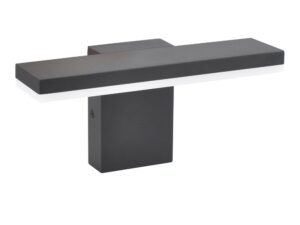 Miniaturka 4 - Kinkiet FLER 17601 DG od przodu na białym tle