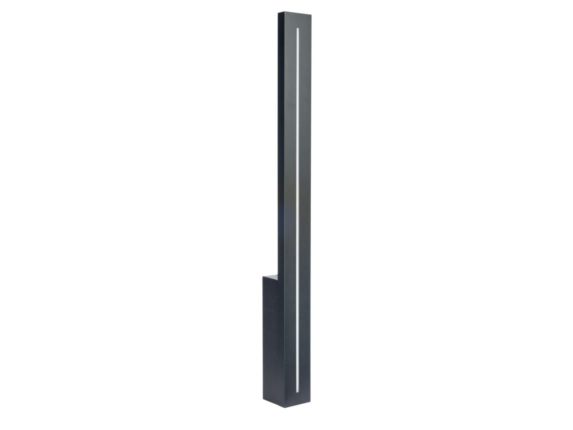Kinkiet zewnętrzny LED LANGER LGD-610 – cała czarna oprawa