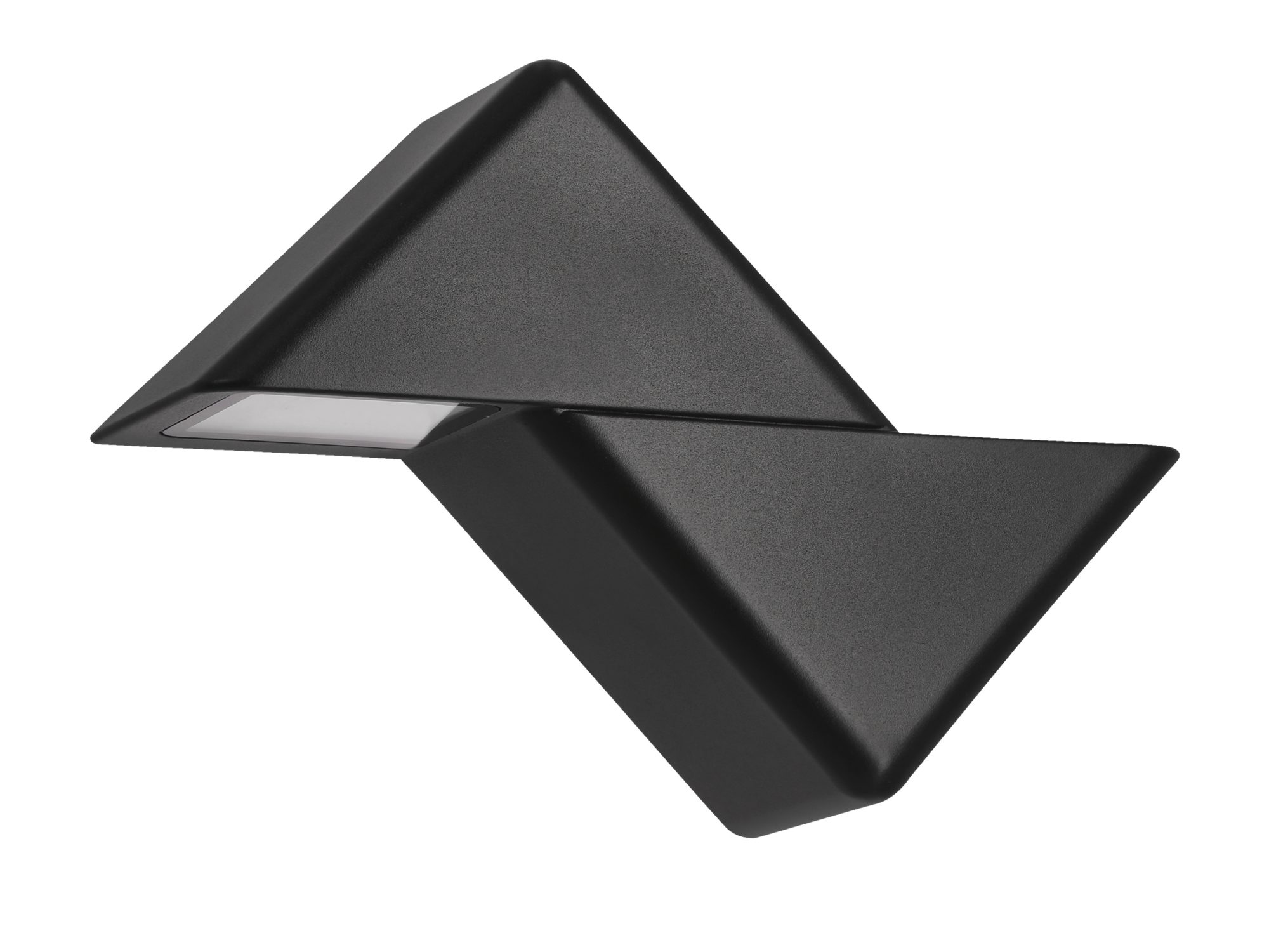 Kinkiet zewnętrzny Laveto czarny geometryczny LED IP65