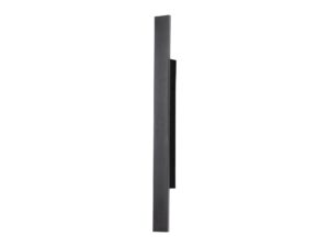 Miniaturka 8 - Czarny smukły kinkiet zewnętrzny LED Astarela 60 cm na białym tle