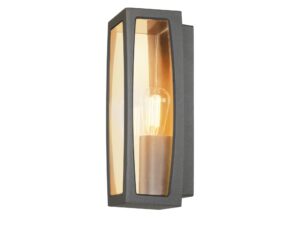 Miniaturka 2 - Detal antracytowego kinkietu Meridian Box 2