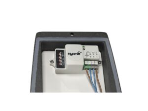 Miniaturka 2 - Kinkiet Meridian Box antracyt zdjęcie techniczne obudowy