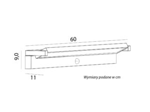 Miniaturka 3 - Kinkiet zewnętrzny REN RN600-KPIR-P – zdjęcie 4