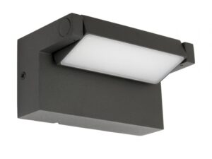 Miniaturka 5 - Kinkiet zewnętrzny ROTA RT-K100 w ciemnym popielu – widok z przodu