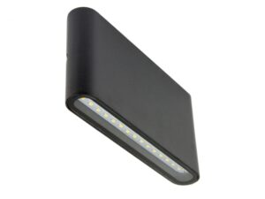Miniaturka 1 - Kinkiet zewnętrzny SLIM M1016 BL – czarny korpus w ujęciu producenta