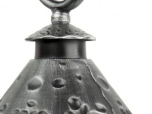 Miniaturka 4 - Detal ozdobnego daszka kinkietu Toledo w patynie srebro