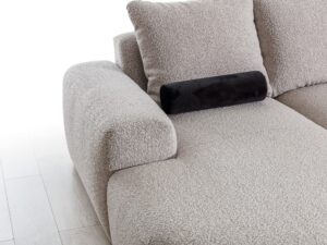 Miniaturka 2 - Fotel tapicerowany z miękkim oparciem Brunelio 137 cm – zdjęcie 3
