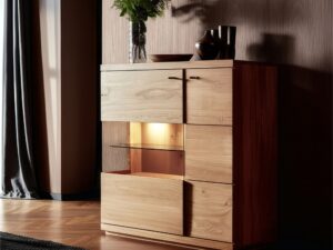 Miniaturka 1 - Komoda dębowa Corvena w aranżacji wnętrza