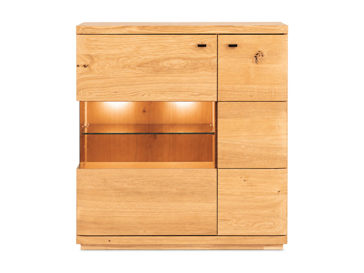Komoda dębowa Corvena 99 cm