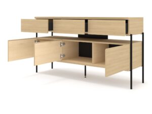 Miniaturka 3 - Komoda z szufladami Dovario 154 cm – zdjęcie 4