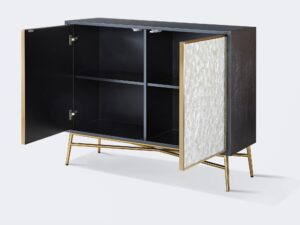 Miniaturka 2 - Komoda Eleganza otwarte drzwi i regulowane półki wewnętrzne