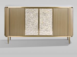 Miniaturka 1 - Komoda Eleganza 160 cm z frontami z muszli – widok główny