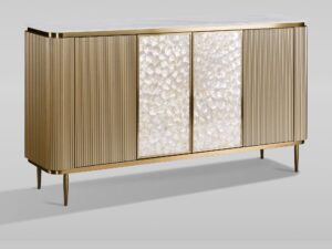Miniaturka 2 - Komoda Eleganza szampańskie złoto 160 cm – widok pod kątem