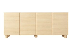 Miniaturka 6 - Komoda Faltero 200 cm dąb vicenza – front na białym tle