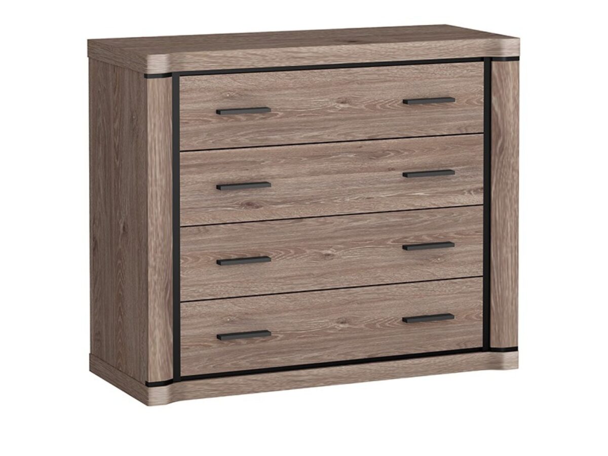 Komoda Kalmeo 107 cm z 4 szufladami
