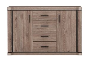 Miniaturka 1 - Komoda Kalmeo 137 cm Dąb truflowy, widok od frontu