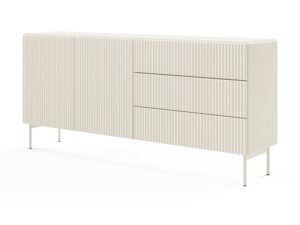 Miniaturka 3 - Komoda Kavessa kaszmir – otwarte drzwi i wysunięte szuflady