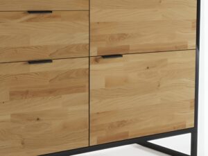 Miniaturka 5 - Komoda dębowa Kongaro 95 cm dąb naturalny – zdjęcie 5