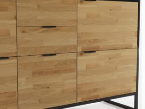 Miniaturka 5 - Komoda dębowa Kongaro 150 cm dąb naturalny – zdjęcie 6