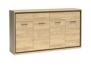 Miniaturka 4 - Komoda Lorenza Hikora z frontami laminowanymi na cokole