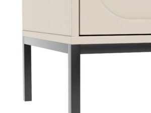 Miniaturka 3 - Detal czarnych nóg komody Munaro 150 cm kaszmir