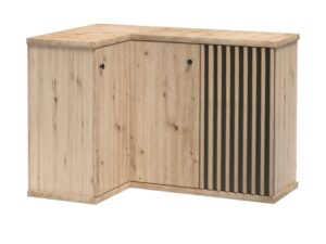 Miniaturka 2 - Komoda narożna Sorenta Dąb Artisan, dodatkowe ujęcie na cokole